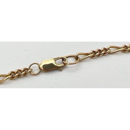 82 - A 9ct gold 18