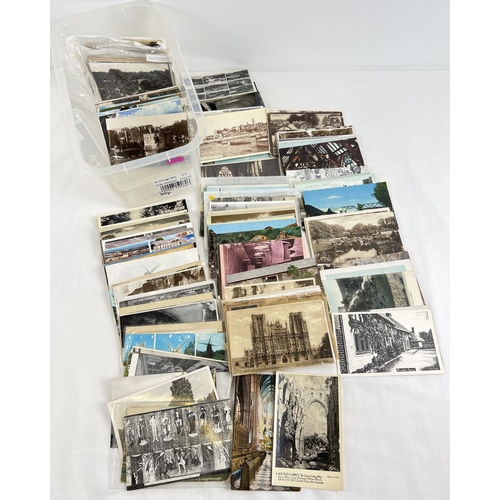 135 - Approx. 300 assorted British postcards, to include RP's. From various English and Scottish towns.