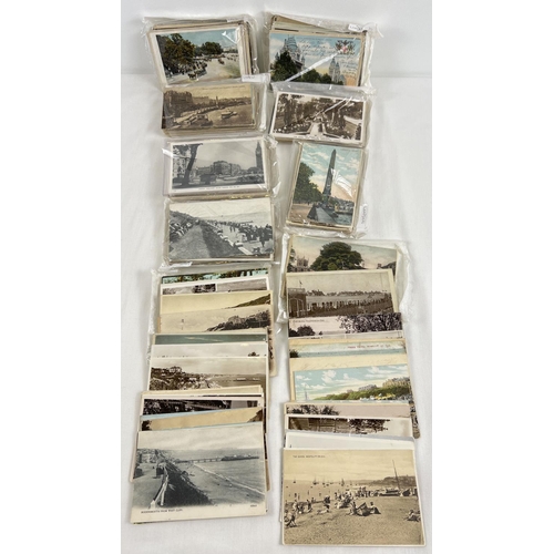 128 - Ex Dealers Stock - approx. 350 assorted Edwardian & vintage postcards from London, Essex and Hampshi... 