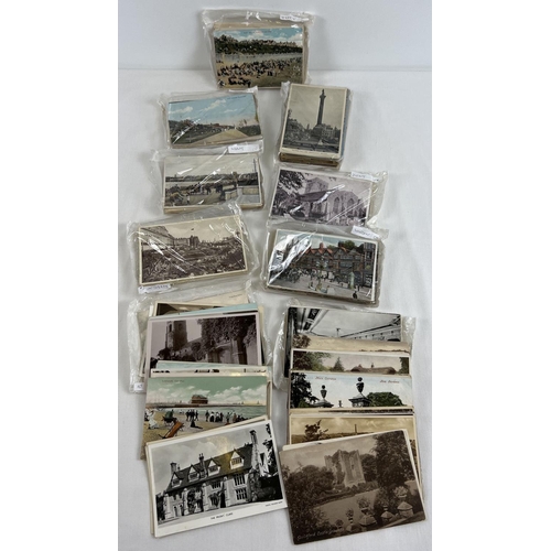 129 - Ex Dealers Stock - approx. 320 assorted Edwardian & vintage postcards from Kent, Suffolk, London, Su... 