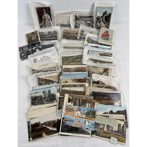 130 - Ex Dealers Stock - a collection of approx. 400 assorted Edwardian & vintage British postcards. From ... 