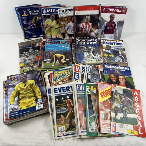 245 - A collection of 96 assorted football programs dating from 1987. Clubs to include: Liverpool, Manches... 