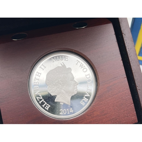 52 - A limited edition Disney 80th Anniversary Donald Duck 1oz silver proof 2 dollar coin from the Island... 