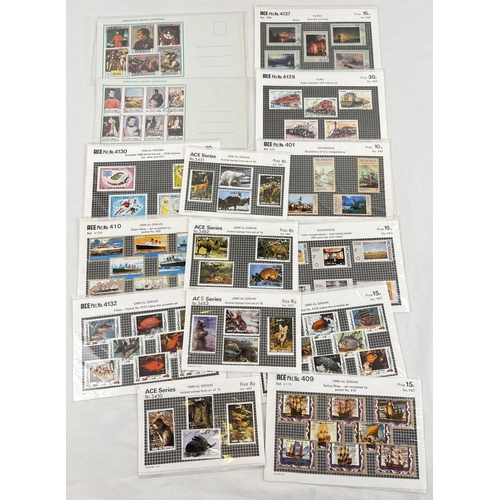 84 - A small collection of world stamps and first day covers. To include examples from Cuba, Nicaragua, R... 