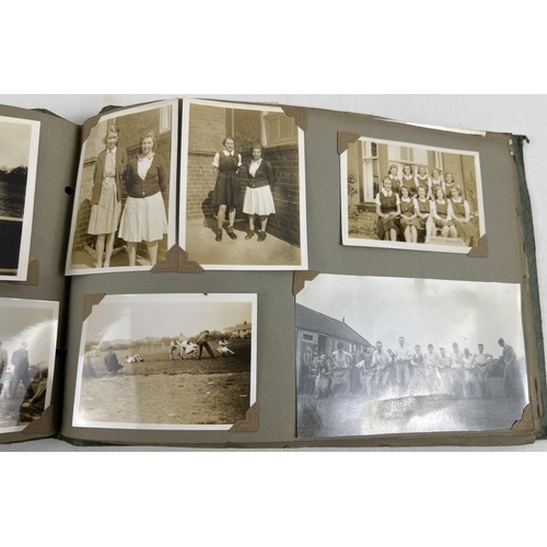 193 - 4 assorted vintage 1930's photograph albums containing a quantity of assorted black & white photos.