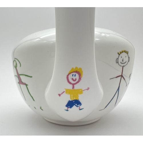 1183 - A ceramic Asprey teapot made exclusively for KIDS Charity Gala evening 2003. Designed by Peter Ting ... 