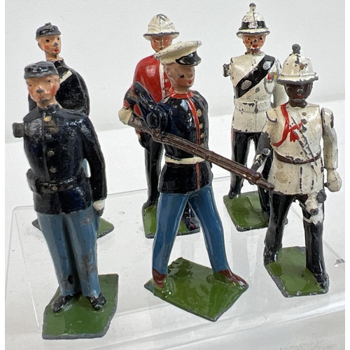 20 - A quantity of assorted painted lead soldier figures by Britains.