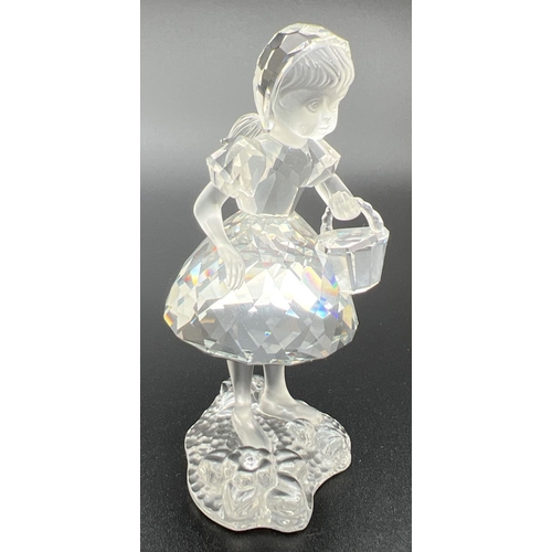 1291 - A boxed 1996 Little Red Riding Hood crystal figure by Swarovski, from the Fairy Tales Collection. Co... 