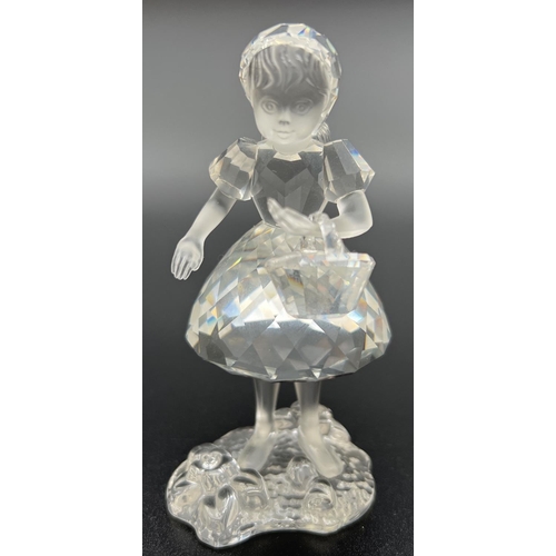 1291 - A boxed 1996 Little Red Riding Hood crystal figure by Swarovski, from the Fairy Tales Collection. Co... 