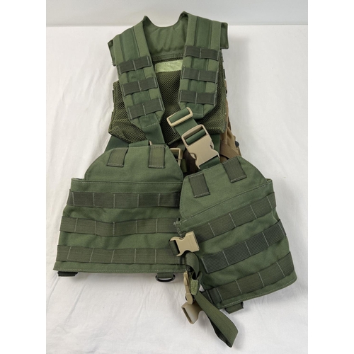 1233 - A military London Bridge Trading LBE Harness W Cummerband LBT-9019B with multiple utility holding st... 