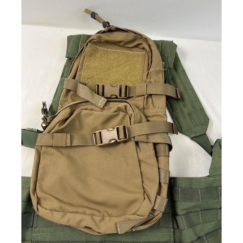 1233 - A military London Bridge Trading LBE Harness W Cummerband LBT-9019B with multiple utility holding st... 