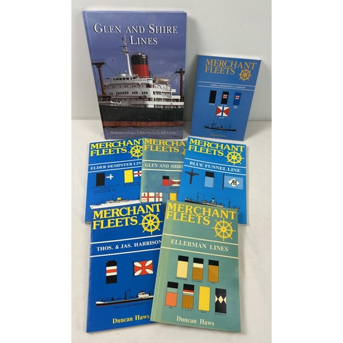 1247 - 6 issues of Merchant Fleets together with Glen & Shire Lines hardback book. Merchant Fleets to inclu... 