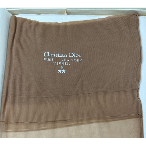 1458 - 2 vintage boxed pairs of Christian Dior stockings.