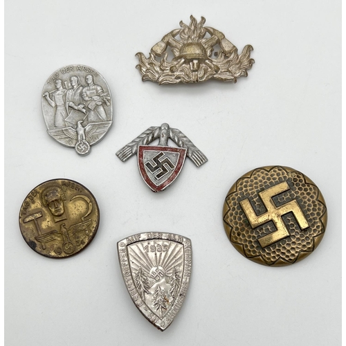 1211 - A collection of 6 WW2 style German 