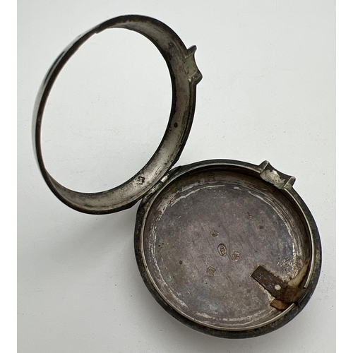 1140 - A late Georgian silver double cased pocket watch by Edward White, Birmingham, complete with key. Int... 