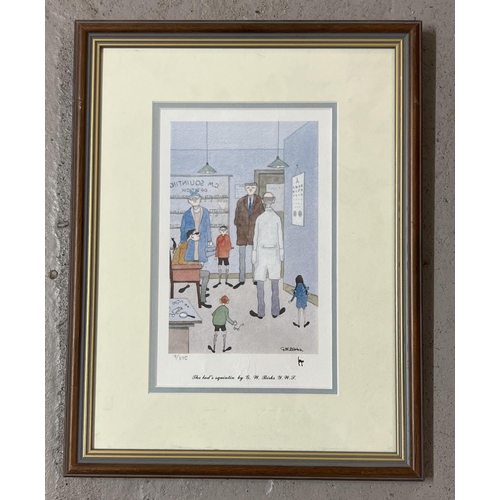 1473 - A framed and glazed limited edition print 