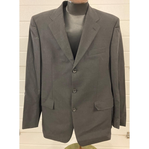 1359 - A Hugo Boss charcoal grey virgin wool Angelico jacket. Approx. 42 inch chest.