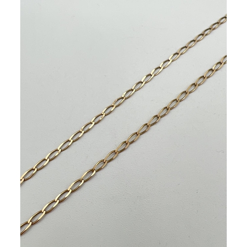 88 - A 9ct gold 18