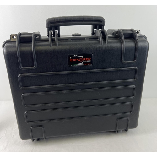 1257 - Plastic moulded waterproof Explorer Case 4419, complete with foam inserts. Resistant to harsh temper... 