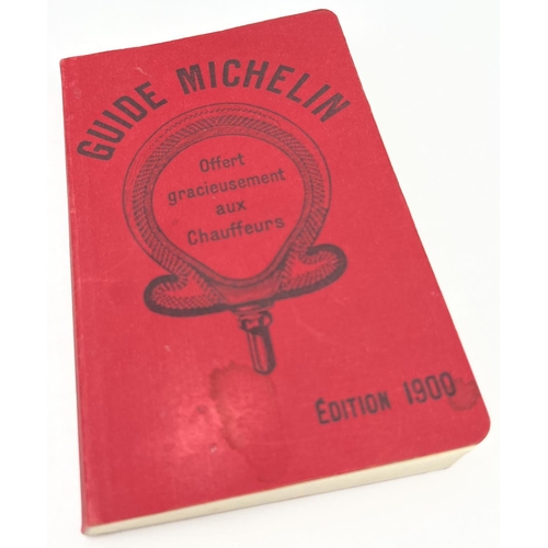 1227 - A Guide Michelin Offert gracieusement aux Chaffeurs Edition 1900. A motoring guide issued to Chauffe... 