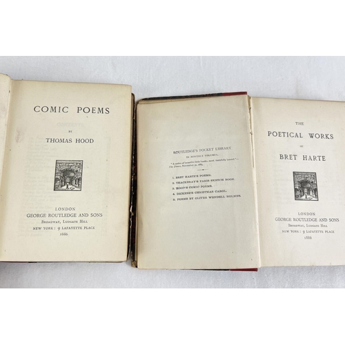 1230 - 4 antique books. The Vicar Of Wakefield, Lays Of Ancient Rome, The Poetical Works of Bret Harte and ... 