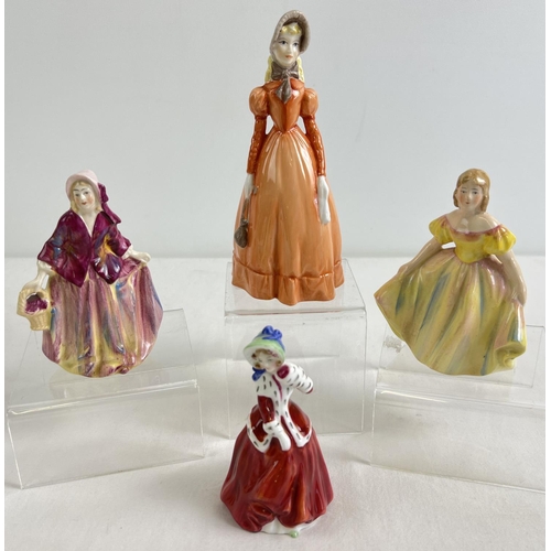 1179 - 4 small ceramic figurines. Royal Worcester 