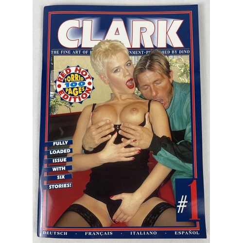 304 - First issue, volume 1 No. 1 of Clark, smaller sized hardcore adult erotic magazine from 1994. Part o... 