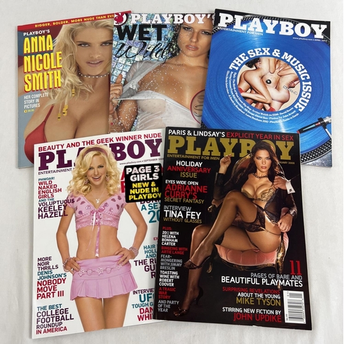 60 - 5 issues of Playboy; Entertainment for Men adult magazine, to include special issues. Lot comprises:... 