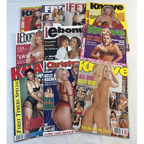 147 - 10 assorted Special Issues of Knave, adult erotic magazines from the 1990's & 2000's. To include Fet... 