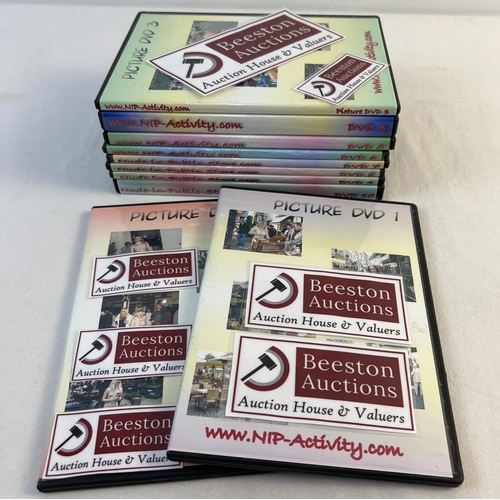 165 - 10 consecutive nude in public adult erotic DVD's from NIP Activity.com, in plastic cases. Comprising... 