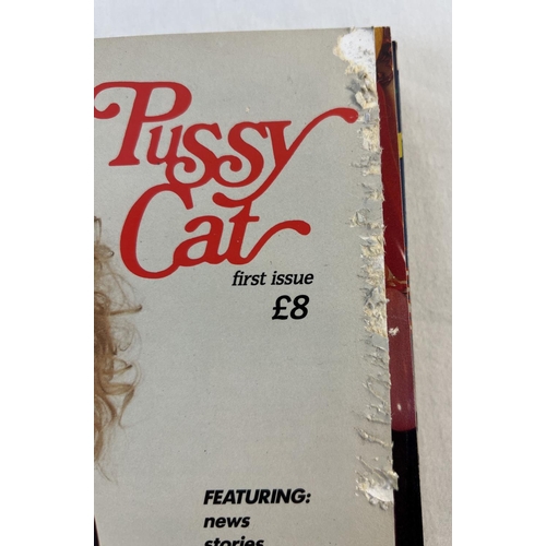 172 - 10 assorted early 1990's adult erotic magazines to include First Issue (Re-launch issue) of Pussy Ca... 