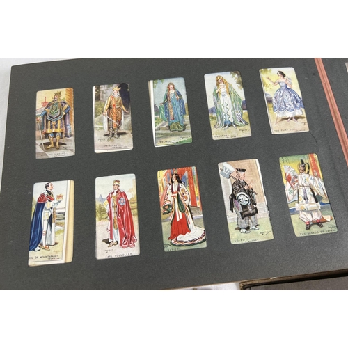 110 - 3 vintage Cigarette card Albums containing various cards by Will's, Players, De Reszke and Ogdens. L... 