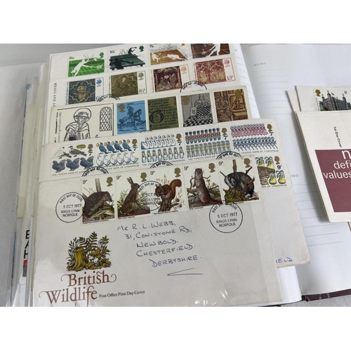 61 - An vintage album containing a collection of 80 first day covers dating from late 1960's and 1970's. ... 