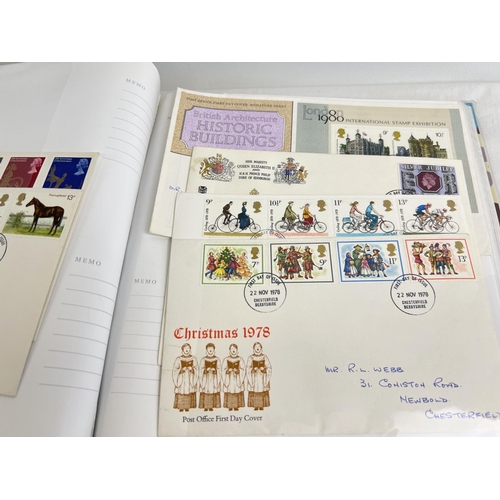 61 - An vintage album containing a collection of 80 first day covers dating from late 1960's and 1970's. ... 