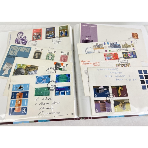 61 - An vintage album containing a collection of 80 first day covers dating from late 1960's and 1970's. ... 