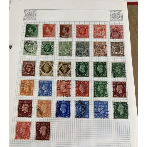 72 - 2 vintage stamp collectors stock books containing a collection of assorted British & overseas stamps... 