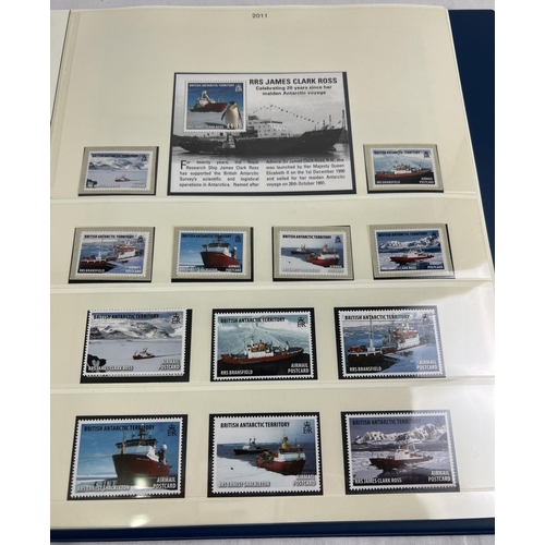 76 - British Antarctic Territory - complete album of stamps, miniature sheets and presentation sheets fro... 