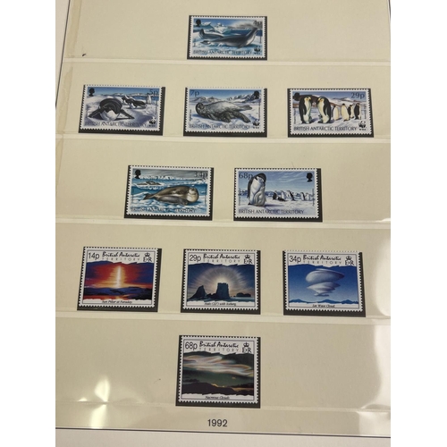 77 - British Antarctic Territory - complete album of stamps, miniature sheets and commemorative stamps fr... 