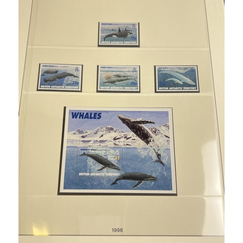 77 - British Antarctic Territory - complete album of stamps, miniature sheets and commemorative stamps fr... 