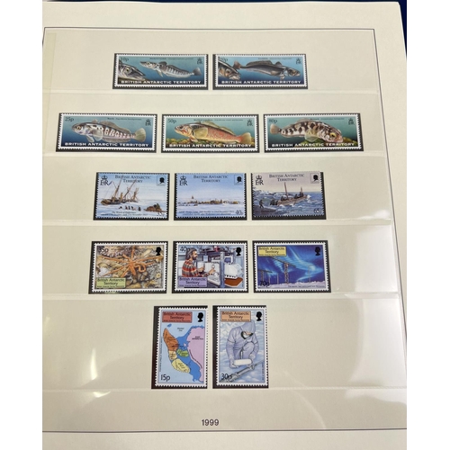 77 - British Antarctic Territory - complete album of stamps, miniature sheets and commemorative stamps fr... 