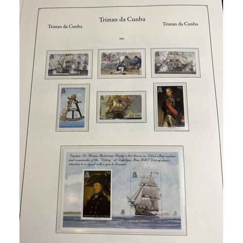 78 - Tristan da Cunha - complete album of stamps, miniature sheets and presentation sheets from 1998 - 20... 