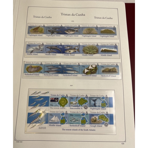 78 - Tristan da Cunha - complete album of stamps, miniature sheets and presentation sheets from 1998 - 20... 