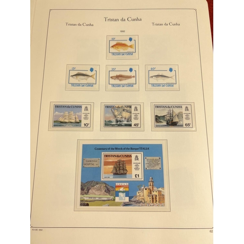 79 - Tristan da Cunha - complete album of stamps, miniature sheets and presentation stamps from 1952 - 19... 