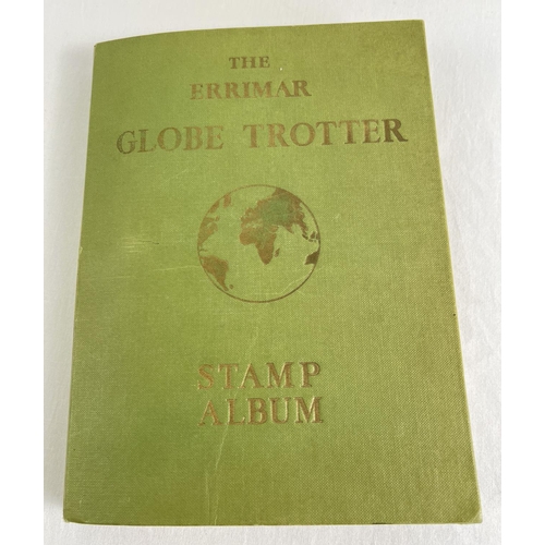 89 - A vintage Globe Trotter Stamp album of assorted world stamps to include franked & unfranked examples... 