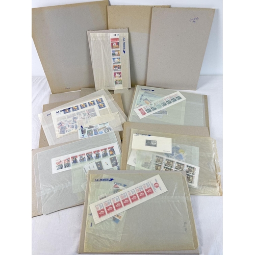 100 - A collection of 1990's La Poste French postage stamps, in mint condition, with original invoices & p... 