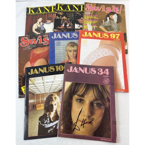 188 - 8 assorted vintage specialist fetish adult erotic spanking/C.P adult erotic magazines. To include Ka... 