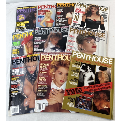 227 - 10 issues of Penthouse; The International Magazine for Men, adult erotic  magazine, mostly from the ... 