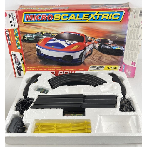 31 - A boxed Micro Scalextric Turbo Power electronic racing set with 1 car.