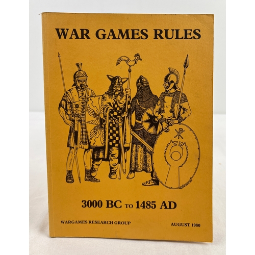 35 - Wargames Rules 3000 BC to 1485  AD - Wargames Research Group, August 1980.