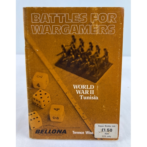 43 - Battles For Wargamers, World War II Tunisia, book by Terence Wise, with Experimental Mechanised Forc... 